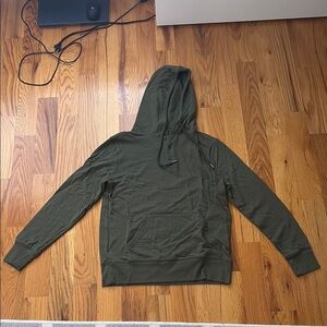 Goodfellow & Co Olive Green Hooded Button-Up